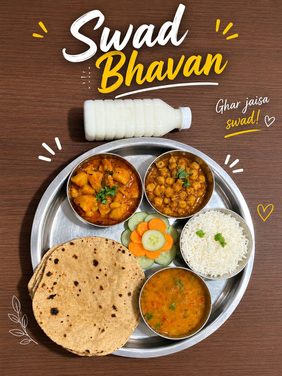 Mini Gujarati Veg Thali